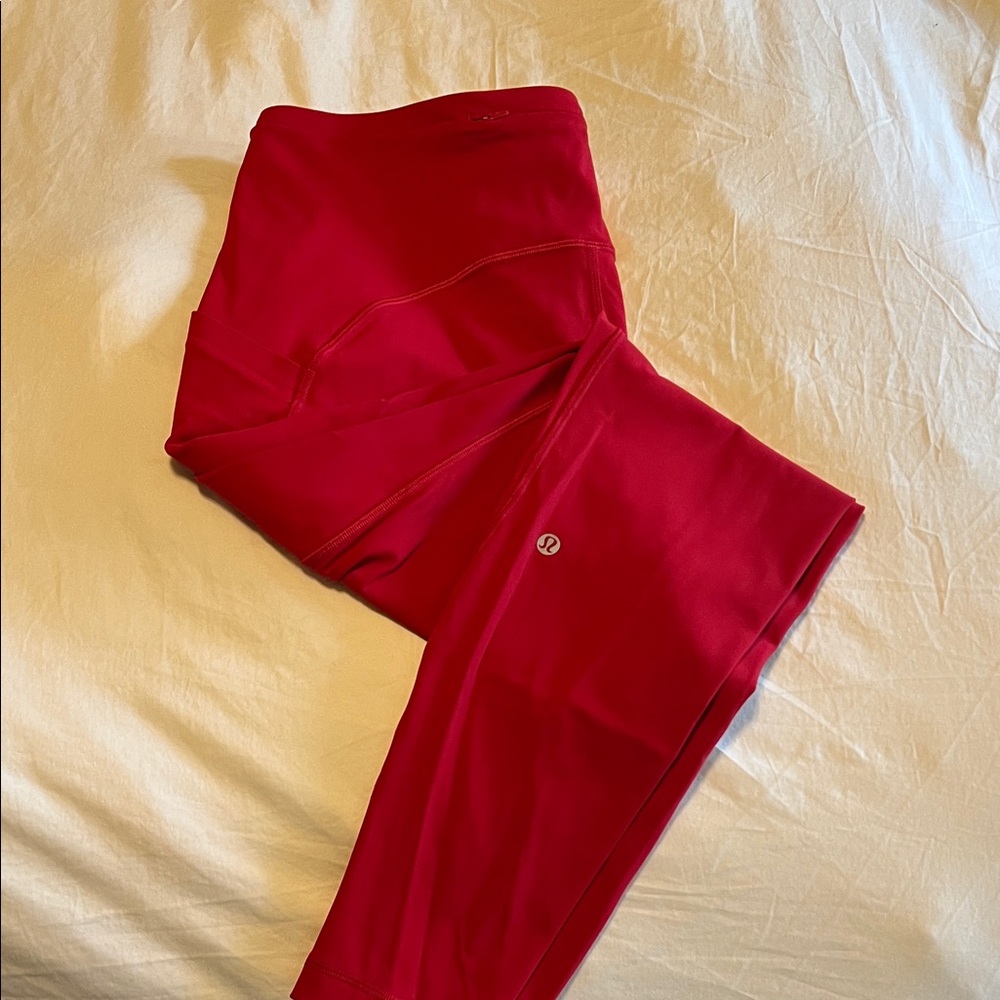 lululemon athletica Red Leggings